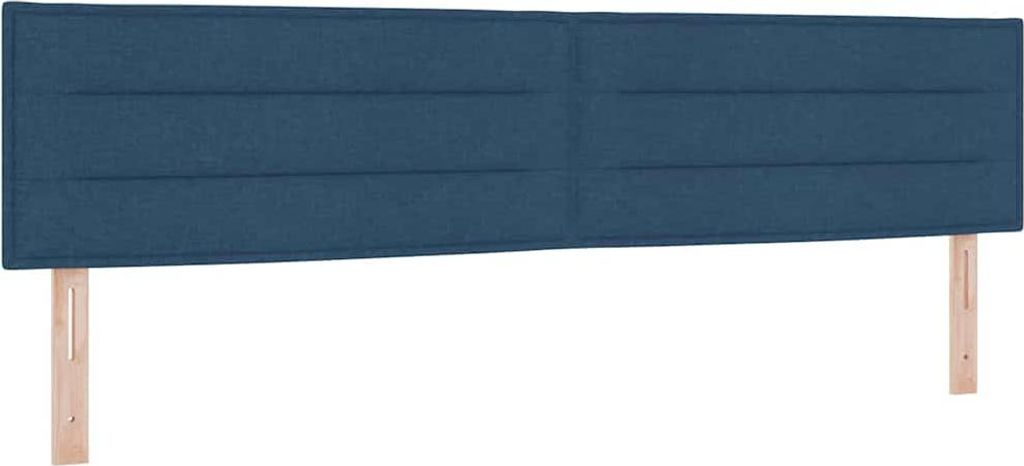 vidaXL Kopfteil Blau 200 cm Stoff