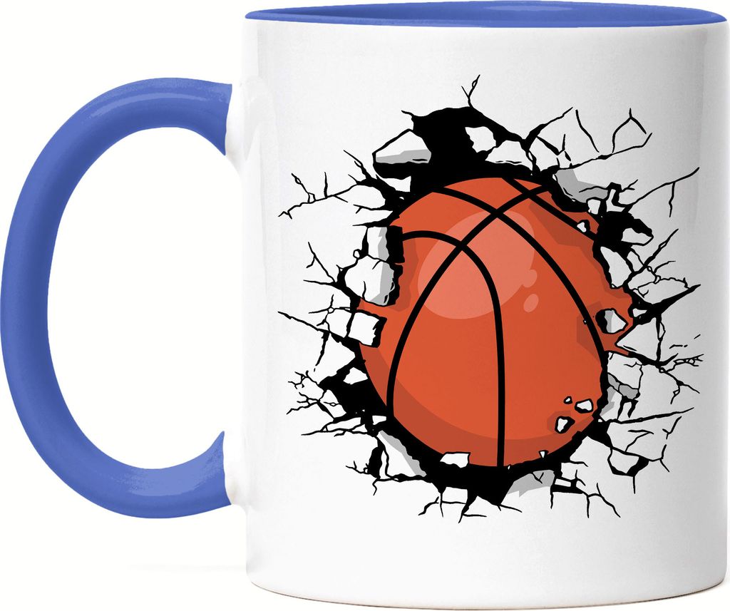 Basketball Tasse Blau Sport Mannschaft Spieler Korb Teamsport Ball Gewinner Ballsport Jersey Team Mannschaftssport