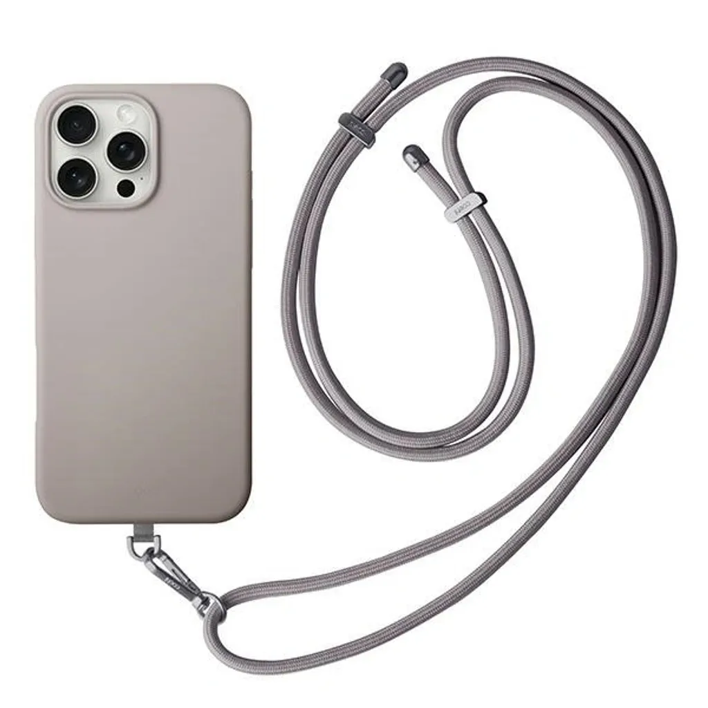 Custodia Uniq Coehl Creme iPhone 16 Pro Max Grigio Magsafe Originale