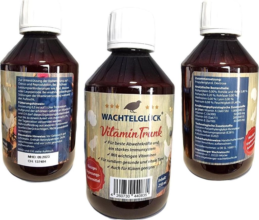 WachtelGlück VitaminTrunk