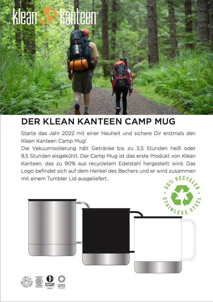 Kanteen Camp Mug-WH Weiß