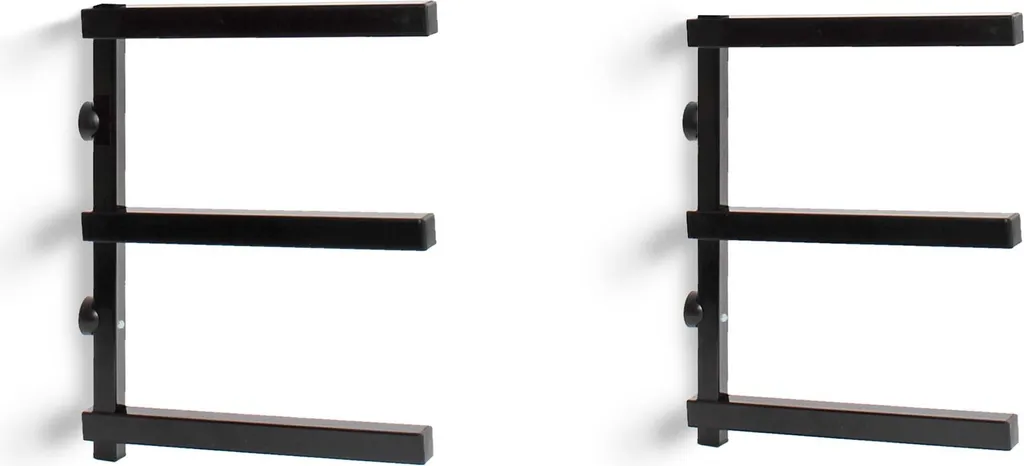 Support Mural de Stockage pour Bois et Profilés avec 3 Niveaux Acier