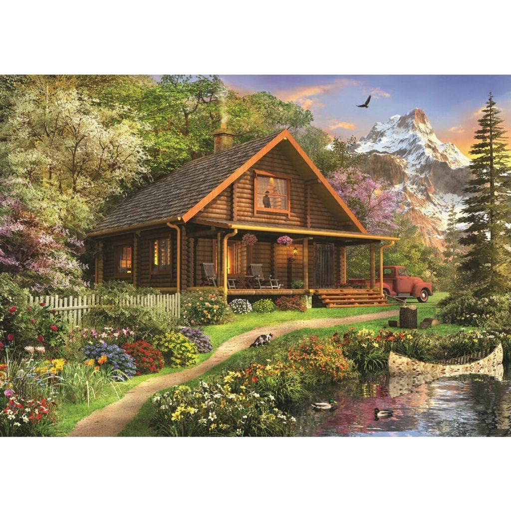 ANATOLIAN Log Cabin Puzzle 1500 Teile