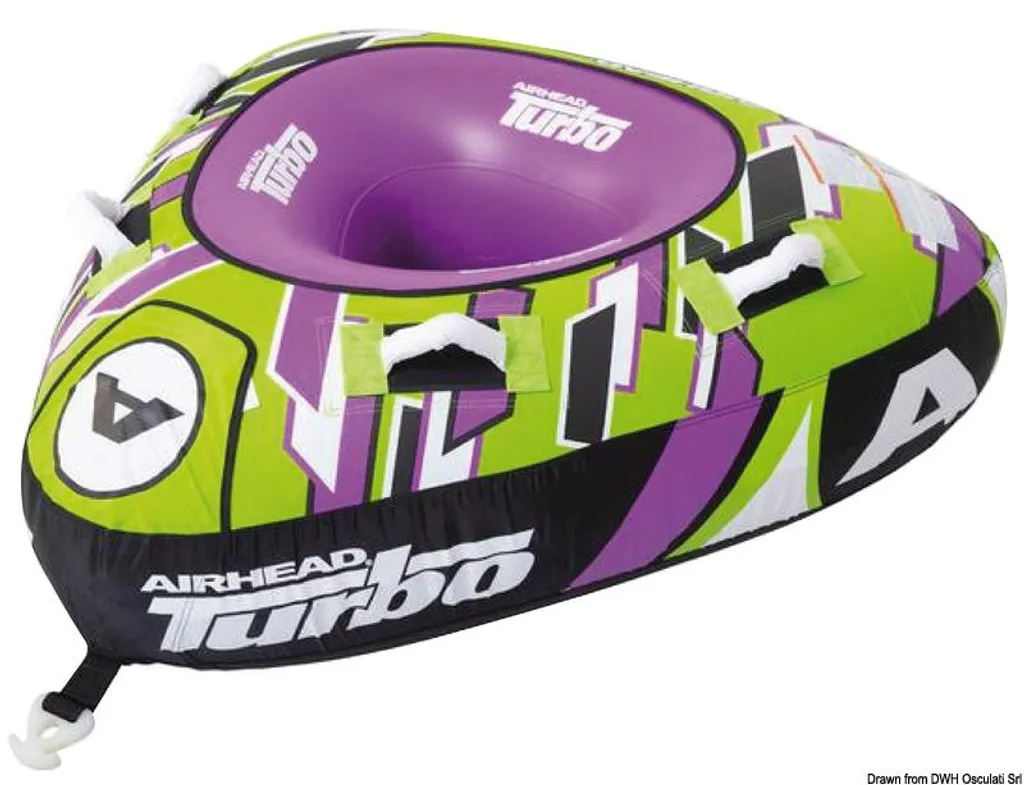 AIRHEAD Turbo Blast Osculati 64.953.01 Bouée Tractable pour 2 Personnes