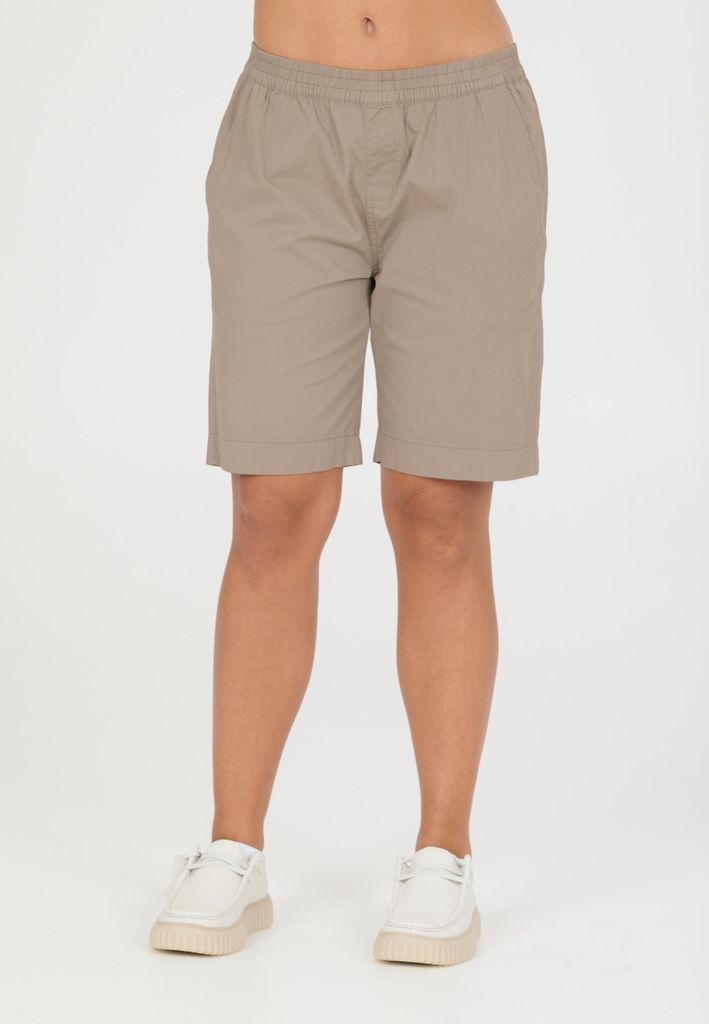NOU Shorts Helvetia mit elastischem Bund und Stretch-Material 1072 Vintage Khaki S