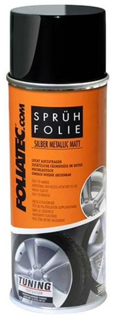 Foliatec Sprühfolie 2 Dosen je 400 ml. silber metallic Produktbild 