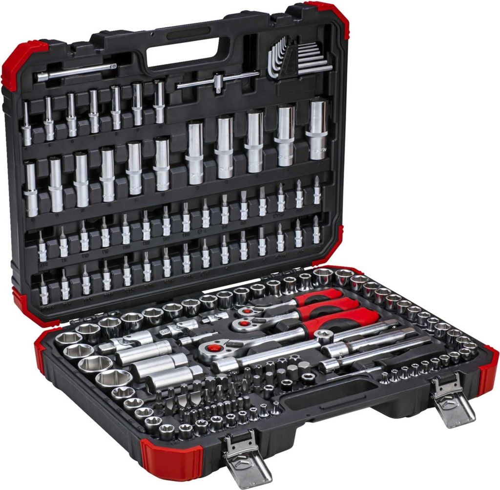 GEDORE red R45603172 Steckschlüssel-Satz 1/4"+3/8"+1/2" Produktbild 