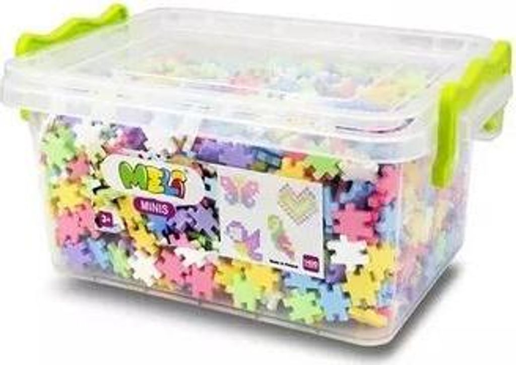 Meli Mattoncini MINIS 1400 Pezzi – Giochi Costruzione Creativi – Per Bambini Dai 3 Anni