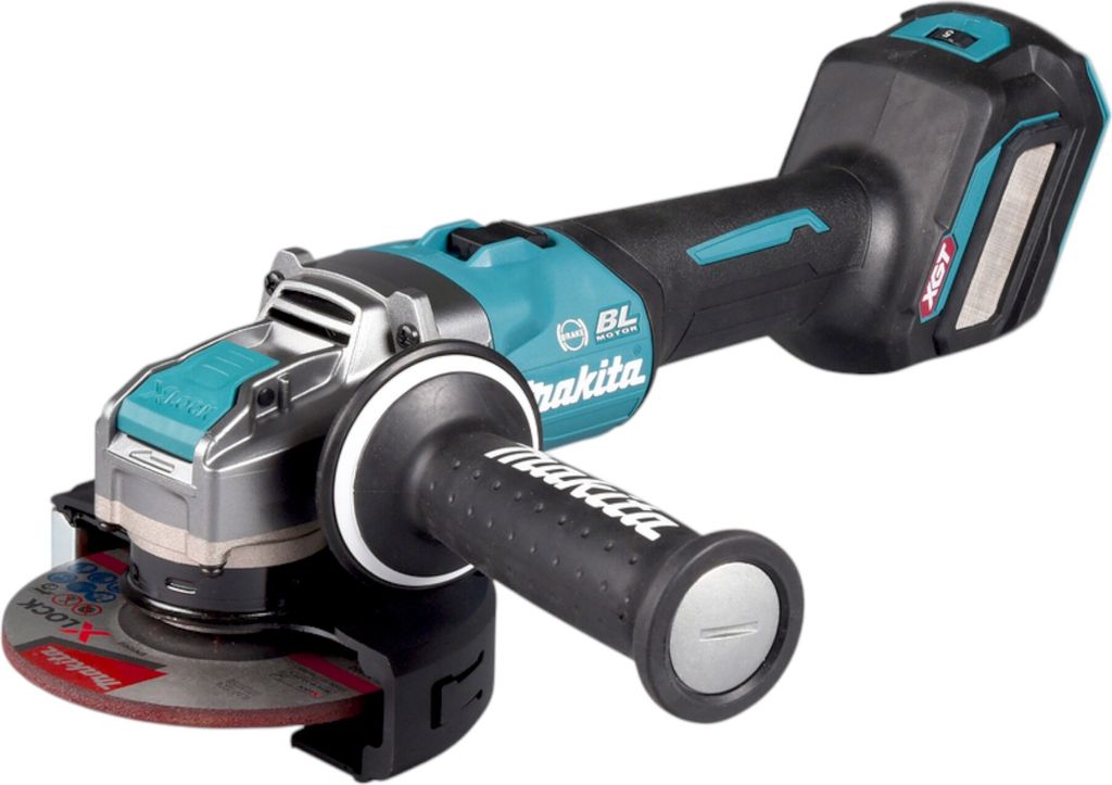 Makita Akku-Winkelschleifer GA041GZ, 40 V, incl. Schruppscheibe, Zubehör, Karton