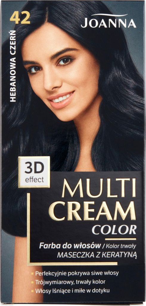 Joanna Ebenholz-Schwarz Farbcreme Nr. 42 - 100 ml Produktbild 