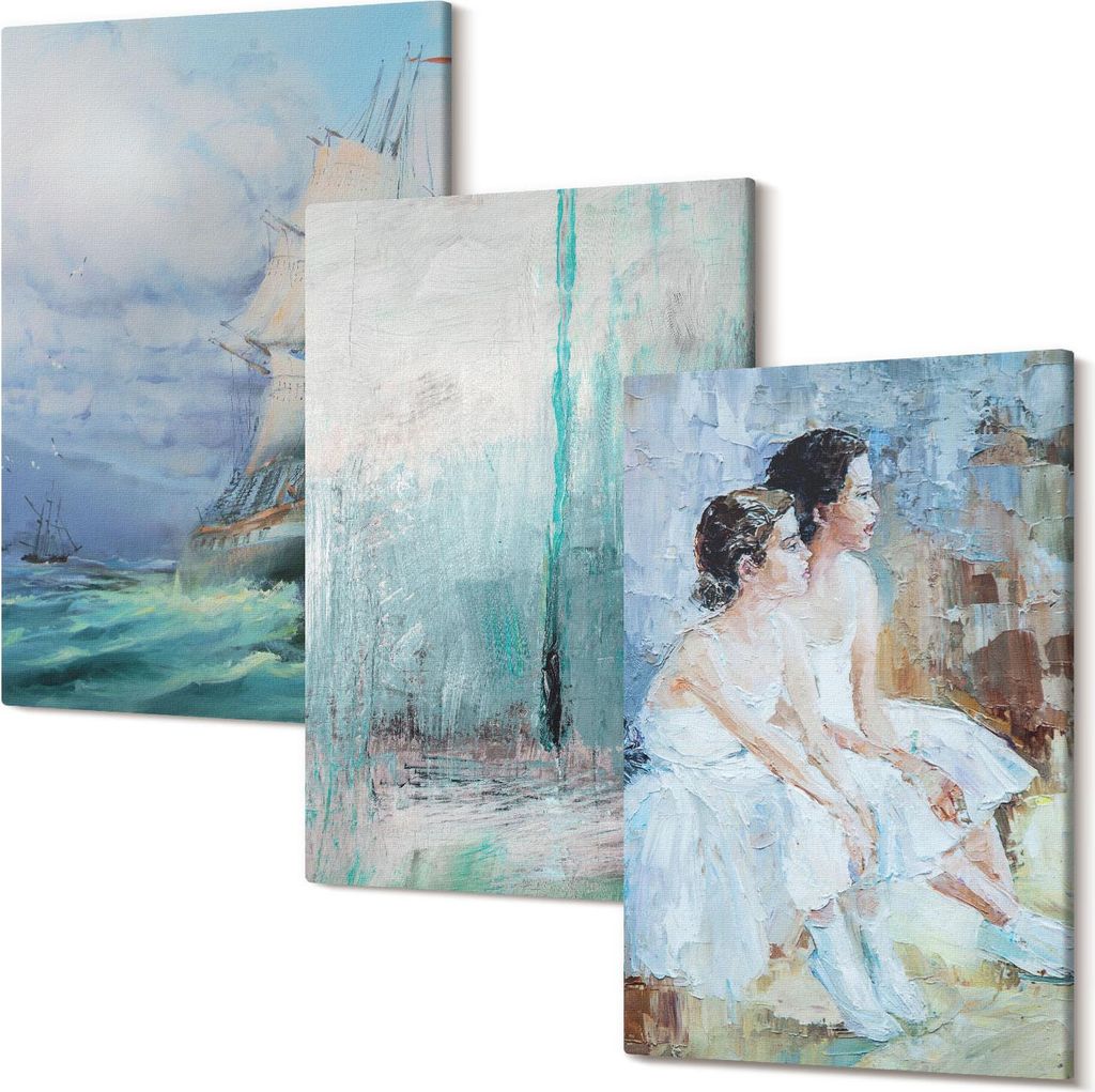 Leinwandbilder – Wandbilder – Leinwandbild – Canvas Bild – Polycanvas – Kunstdruck – – Modern – Aufhängefertig – Mehrteilig –...