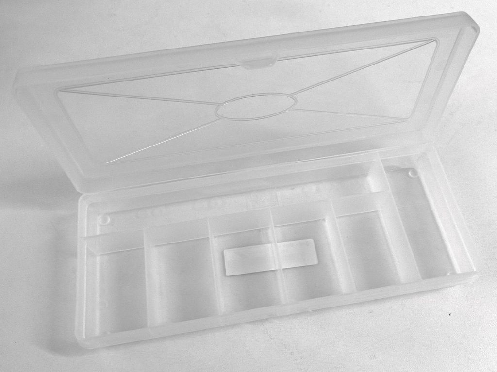 Sortimentskasten 25 x 10 x 3,5 cm Kid Box klein transparent