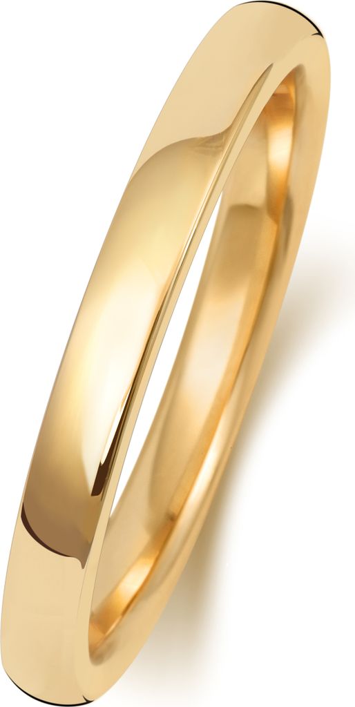 18 Karat (750) Gold 2mm Soft Court Form Herren/Damen - Trauring/Ehering/Hochzeitsring, 61 (19.4); TRS1897218KYRST