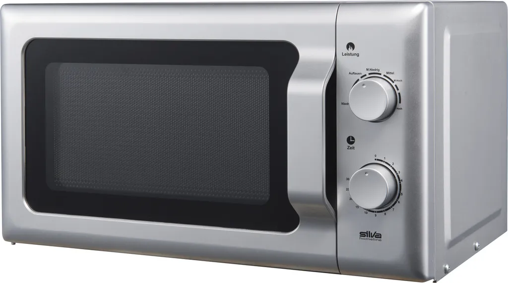 Micro-ondes 700 W Argent Silva Homeline MWU 20.4 avec minuterie intégrée