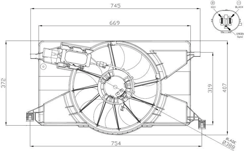 Ventilateur de Radiateur pour Ford Focus 3 et C-Max : Solution de Refroidissement