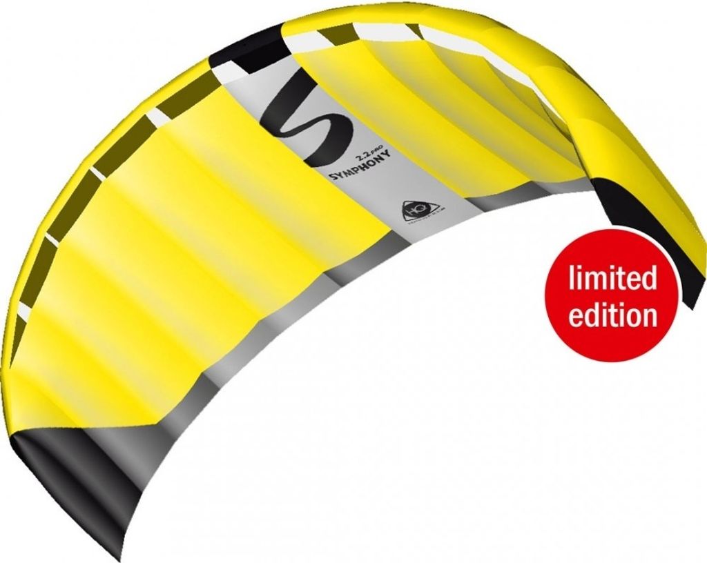 HQ Lenkdrachen Symphony Pro 2.2 Neon Yellow R2F