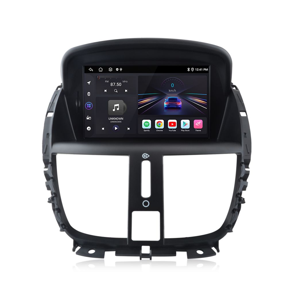 Einbau-Navigationsgeräte Autoradio 2+32G Android13 carplay GPS NAVI RDS SWC DAB Peugeot 207 2006-2015 WIFI