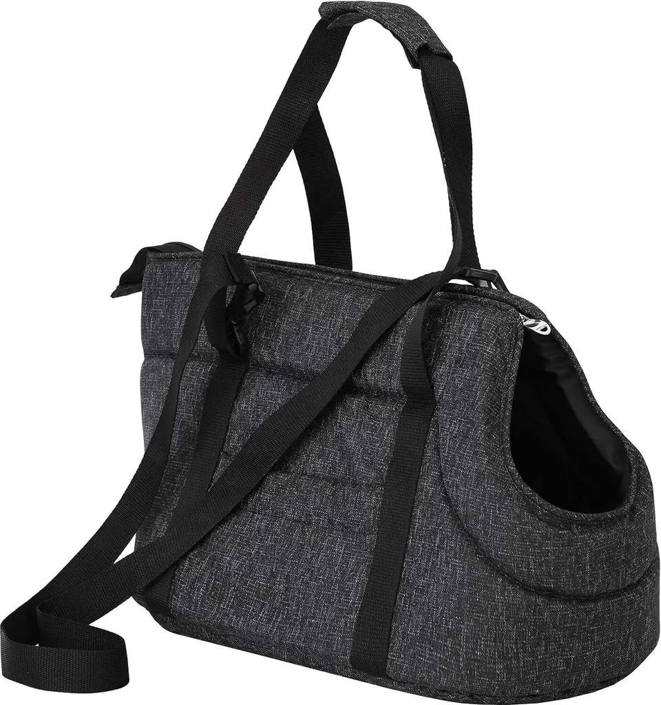 Transportez votre chien sans effort avec ce sac XL mains libres noir