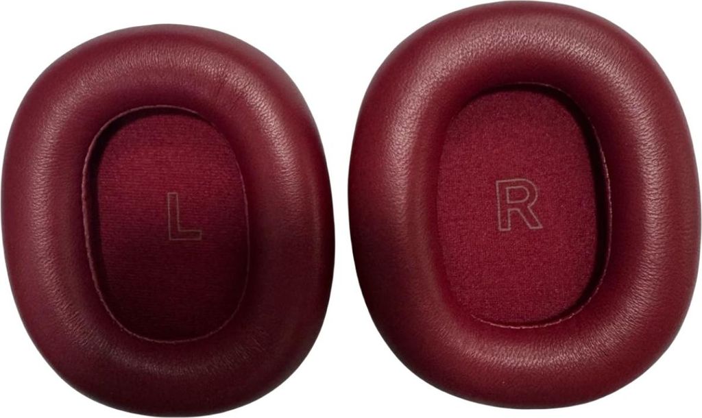 INF Ersatz-Ohrpolster für Bang & Olufsen Beoplay H95 - Premium Lammleder, 2 Stück Rot