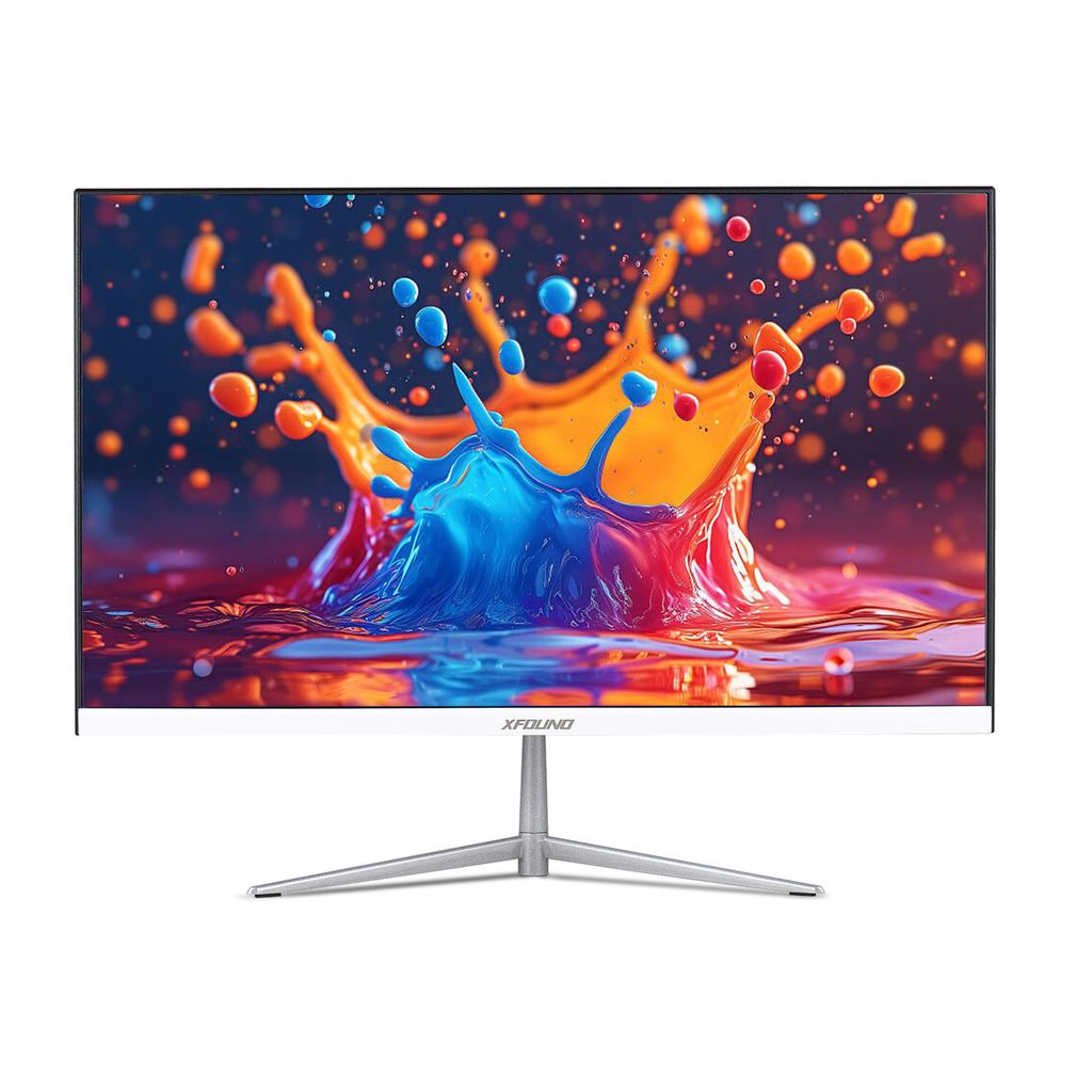 Desktop-Monitor 24 Zoll High Clear 16:9 IPS-Panel 250 cd/m2 Ultraduenner LED-Monitor kompatibel mit HDMI Eye Care Desktop-Monitor mit 1920 x 1080 A...