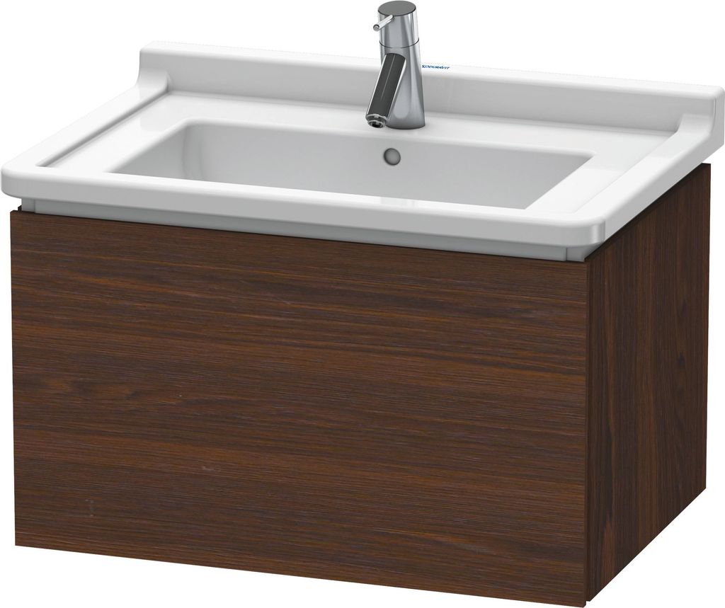 Duravit Waschtischunterbau L-CUBE 469 x 670 x 408 mm nussbaum gebürstet