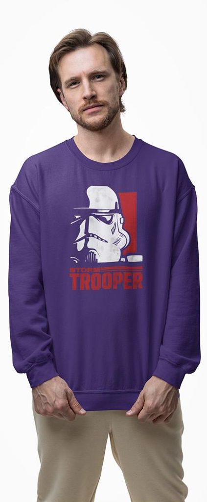 D&B Design Uni Pullover SWMO00098 Star Wars Lila-Größe L