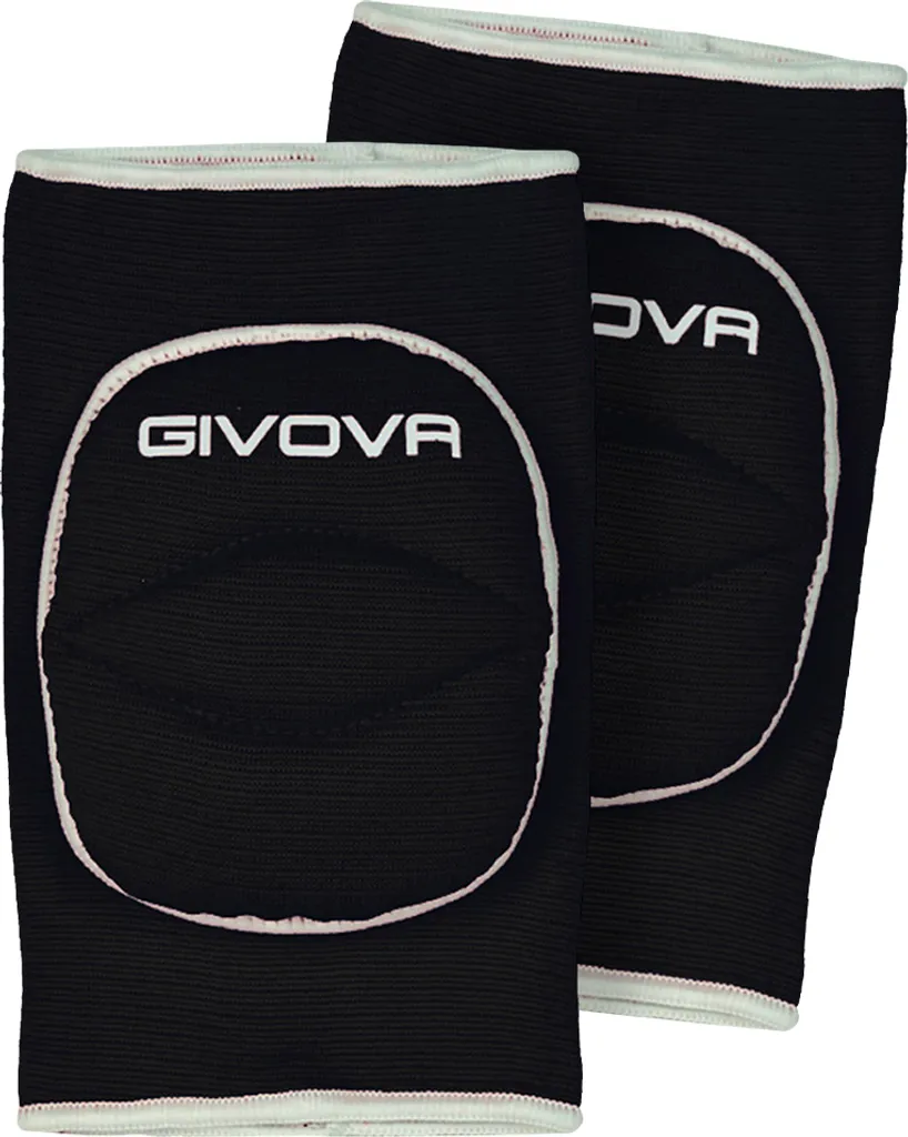Genouillères Givova Rembourrées Noir - Protection Anti-choc Souple