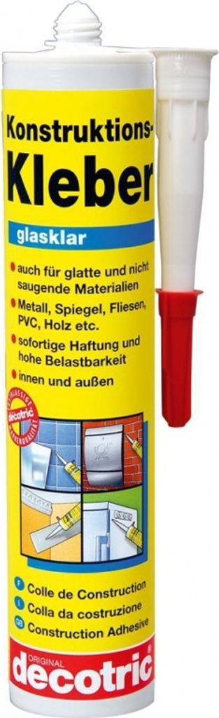 Decotric Konstruktions-Kleber 300 g, glasklar