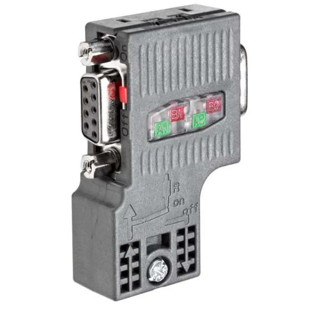 Siemens 6ES7972-0BB52-0XA0 Connettore BUS PROFIBUS 90° con Presa PG