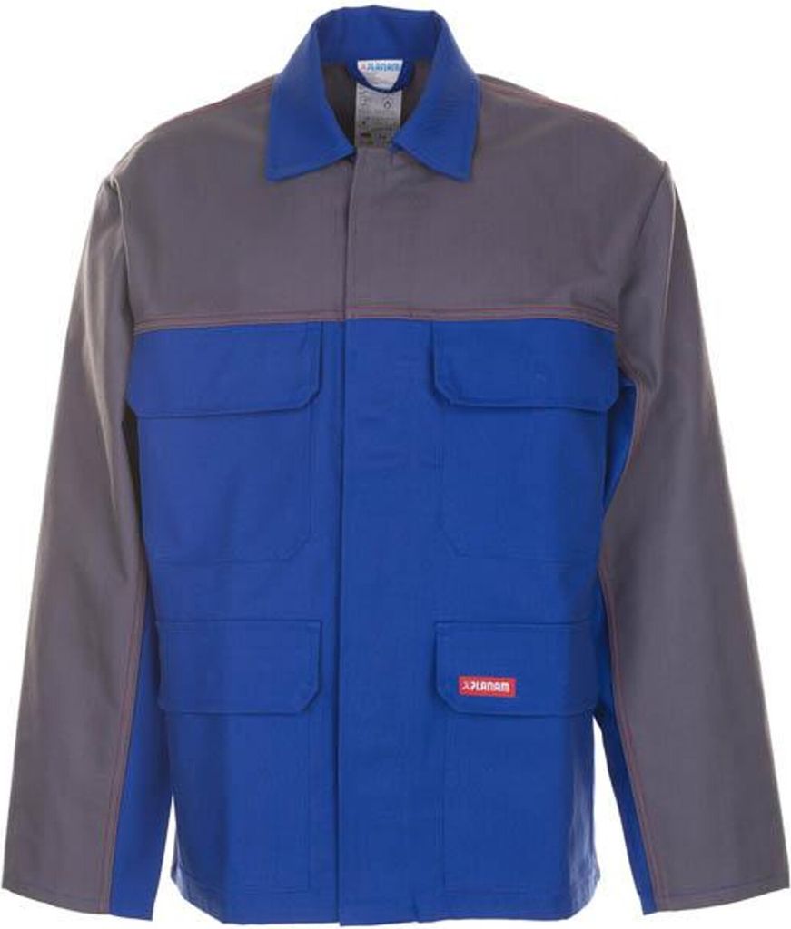 Größe 46 Herren Planam Major Protect Jacke 1-lagig kornblau grau Modell 5200