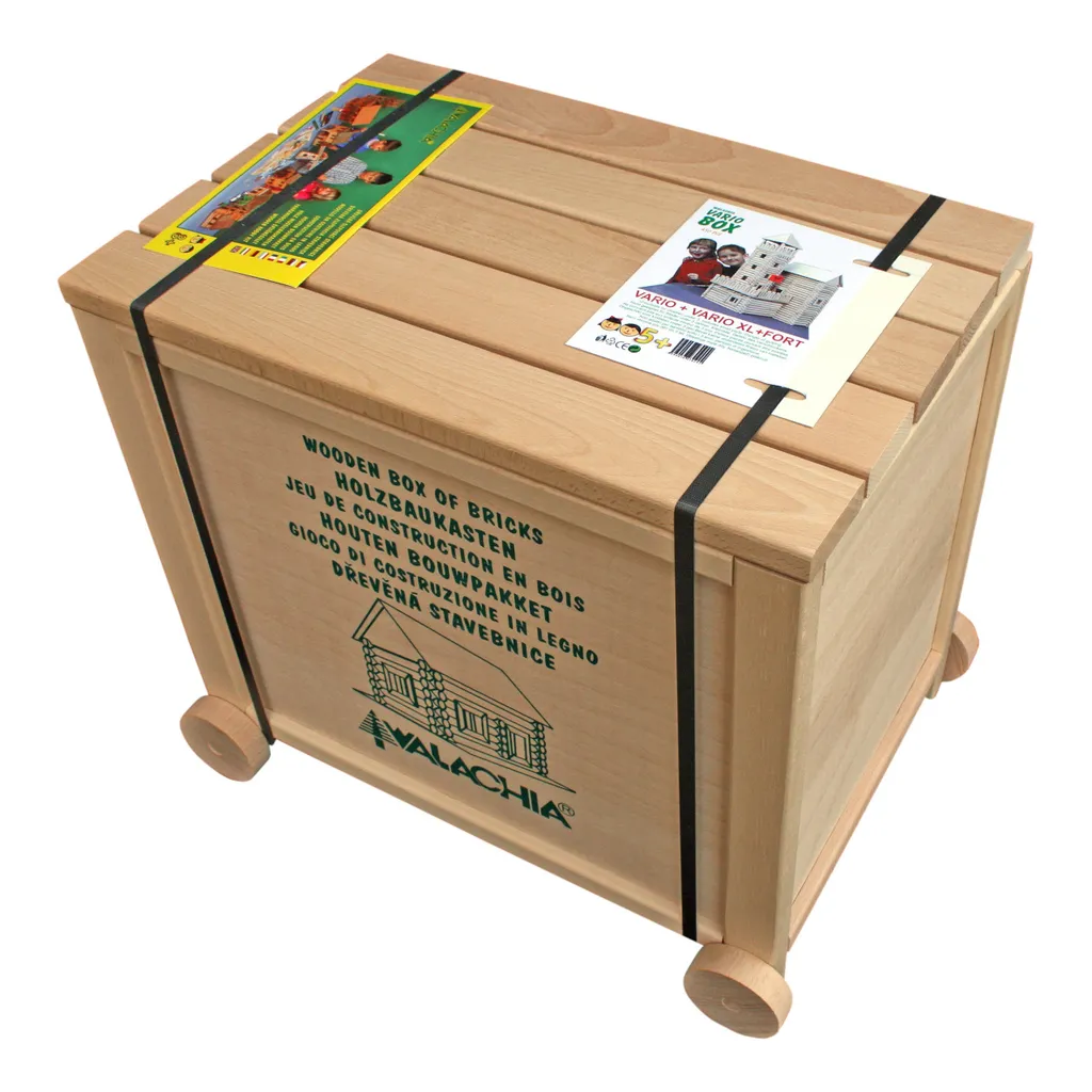 Kit bois Walachia Vario Box 450 pièces : Système d'assemblage modulable