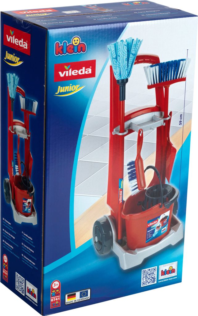 Klein Vileda Besenwagen (Spielzeug) 6741 Produktbild 8