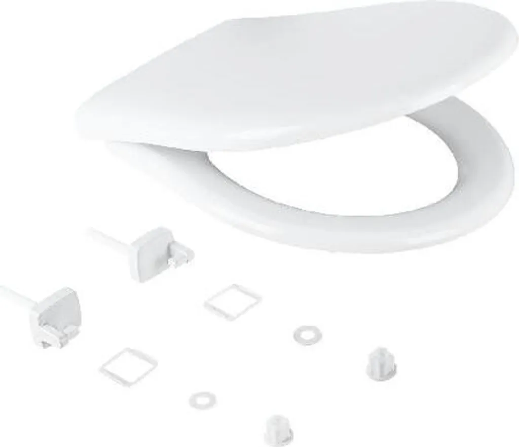 Copriwater Grohe 42466000 con Chiusura Lenta | Sicurezza per Bambini
