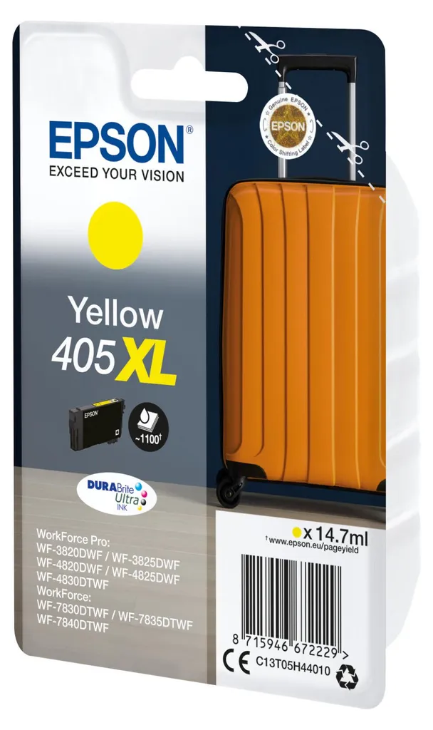 Cartuccia Originale Epson 405XL Giallo - Spedizione Rapida - 2