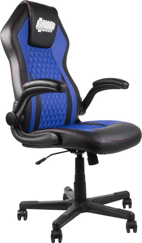 Évitez le Mal de Dos avec cette Chaise de Jeu Boruto Noire Rembourrée