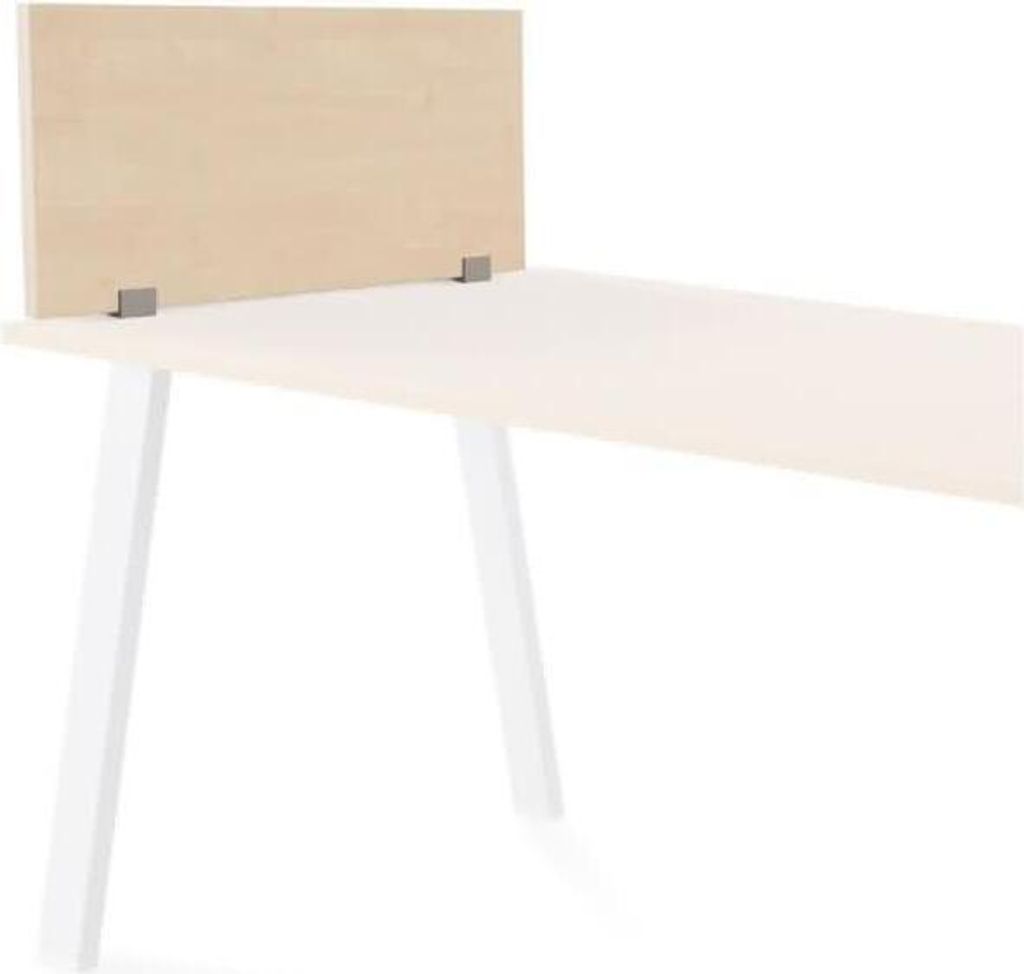 Trennwand 40x70cm Melamin buche (Doppeltisch Melaminplatte).