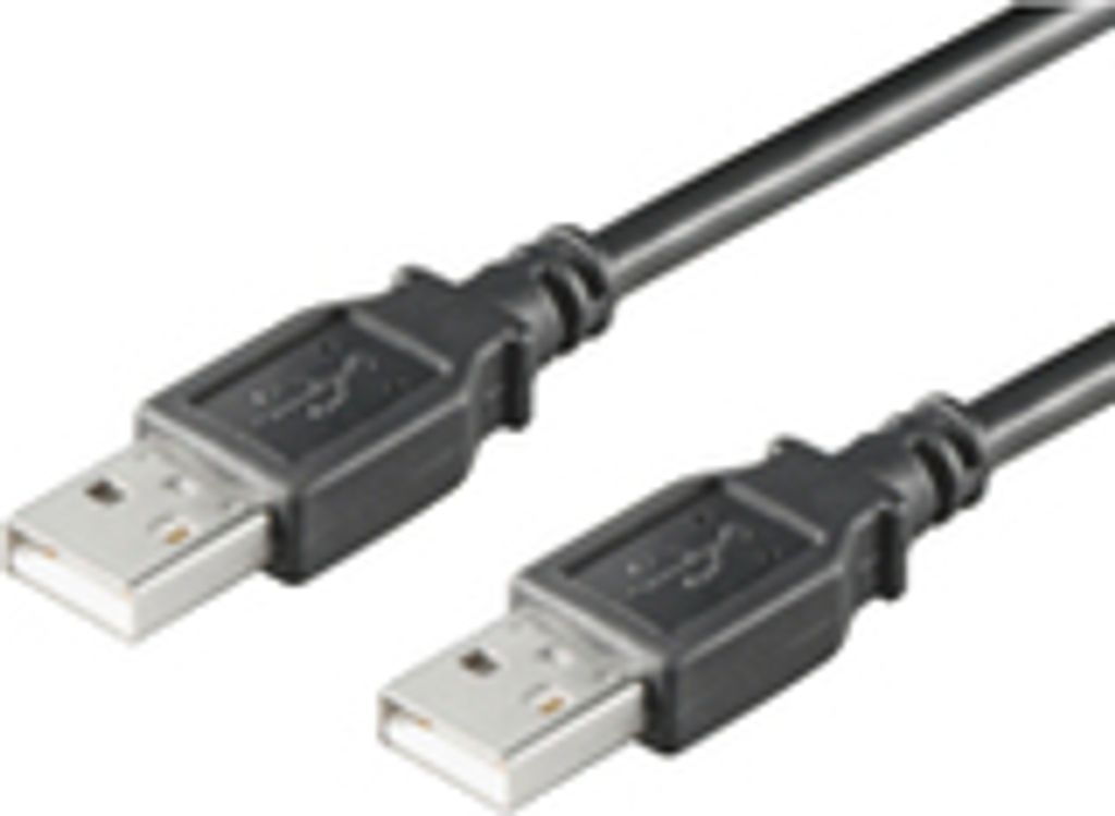 Microconnect USBAA5B, 5 m, USB A, USB A, USB 2.0, Schwarz