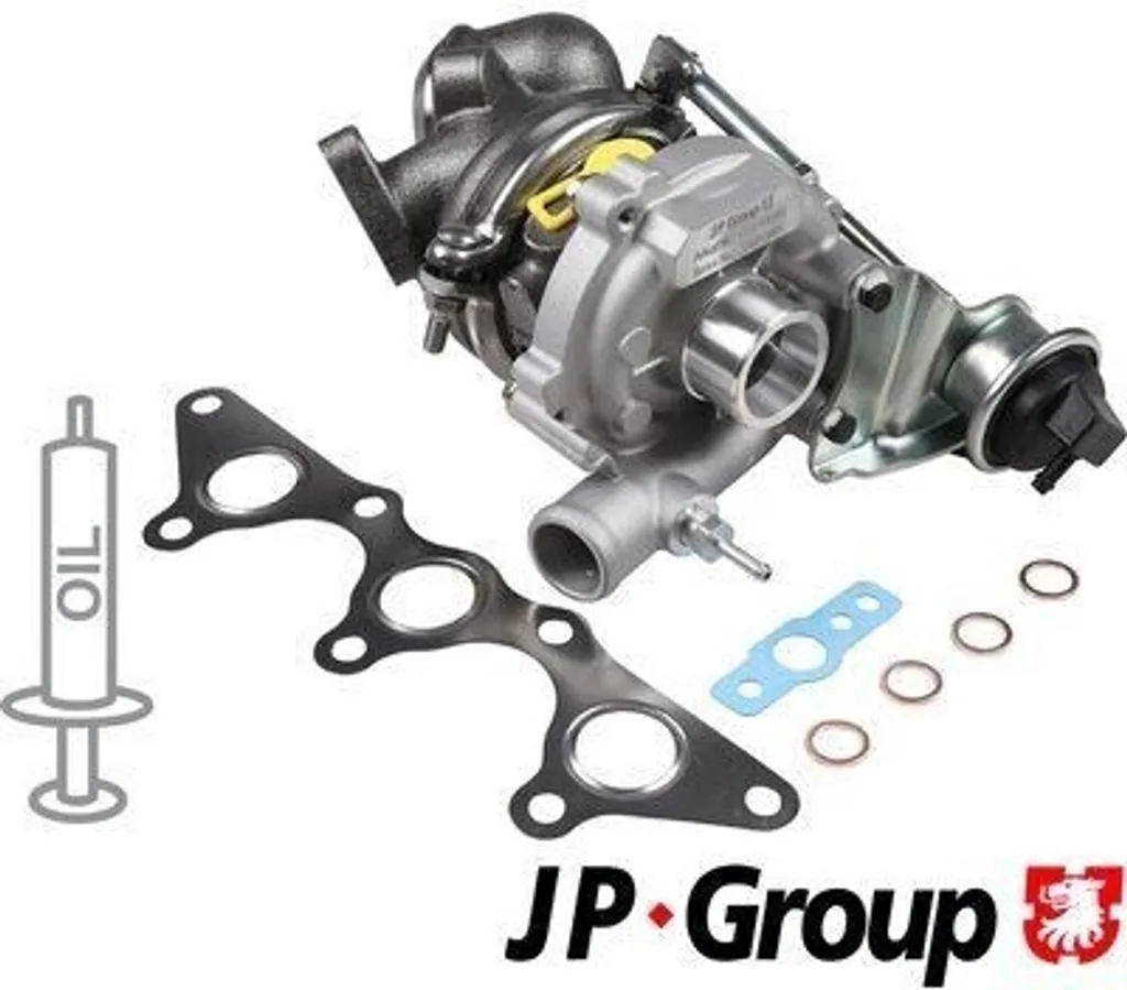 Turbocompresseur JP GROUP 6117400100 pour SMART CITY-COUPE 450 0.6