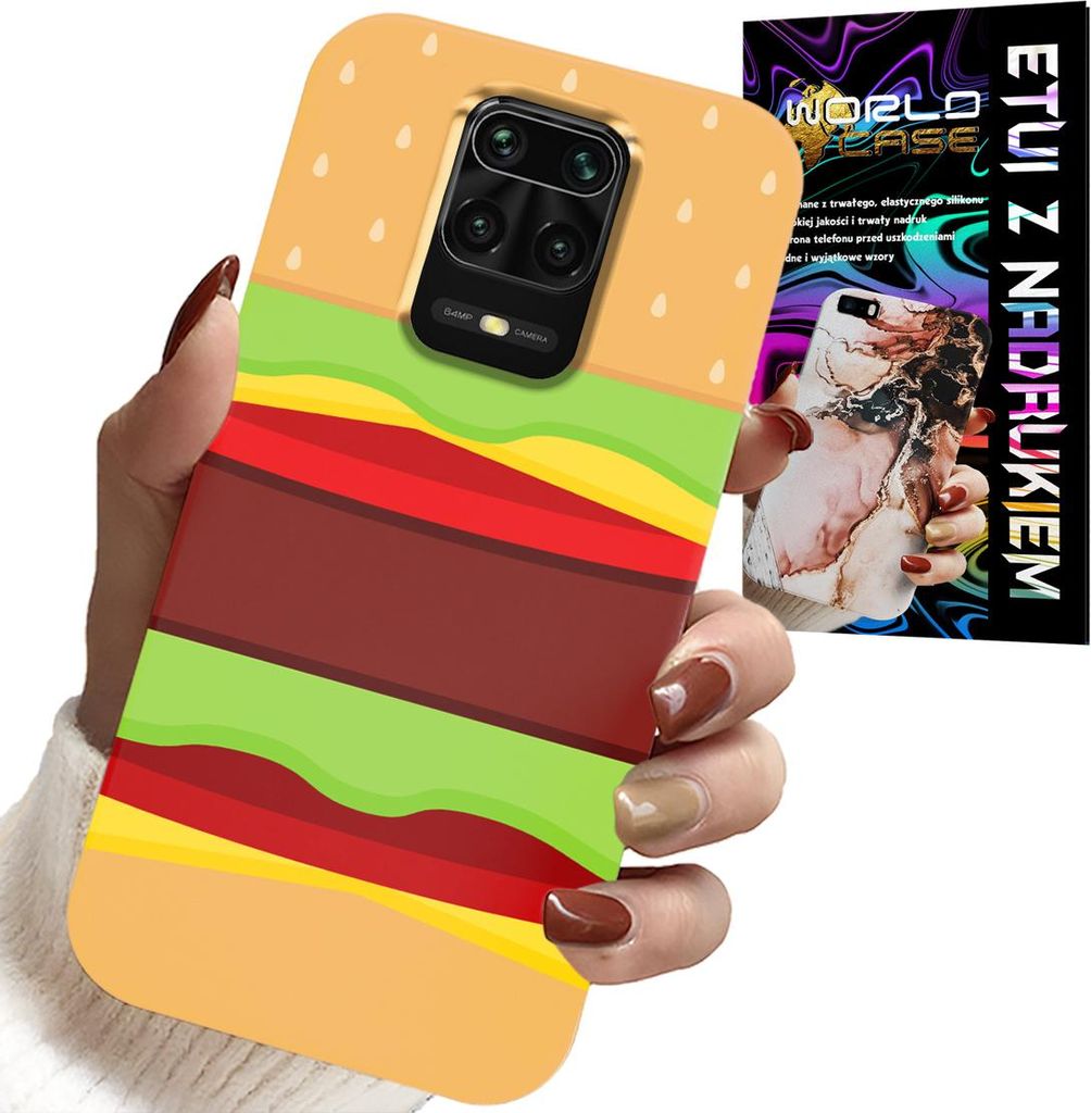 Hülle Für Xiaomi Note 9 Pro / 9S - Hülle Burger Cheeseburger Geschenkhülle