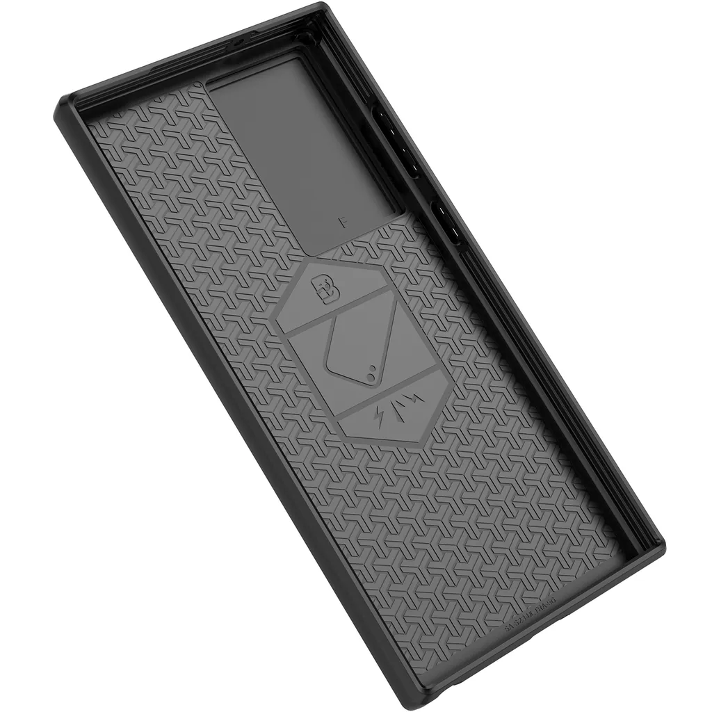 Cover S23 Ultra Nera Blindata - Protezione Totale con Supporto Anello - 7