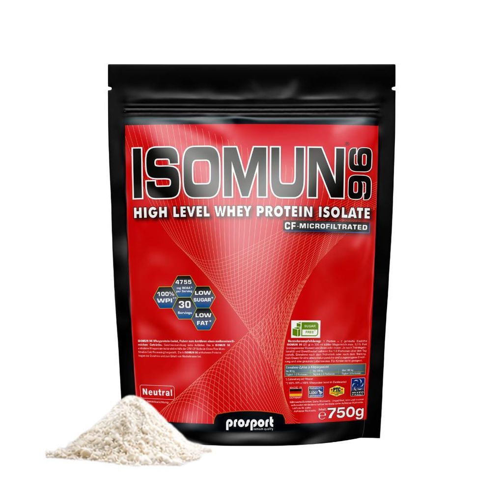 Prosport ISOMUN® 96, 750g Beutel – Whey Protein Isolat, Produktbild 