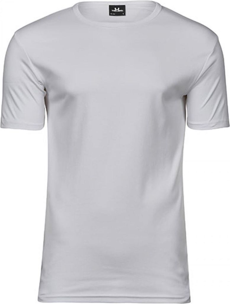 Tee Jays 520 | Mens Interlock Bodyfit T-Shirt - Farbe: White - Größe: 5XL