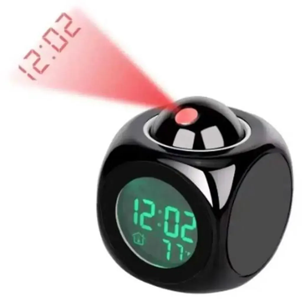Lampe torche multifonctionnelle Noir - Alerte vocale et écran LCD - T5