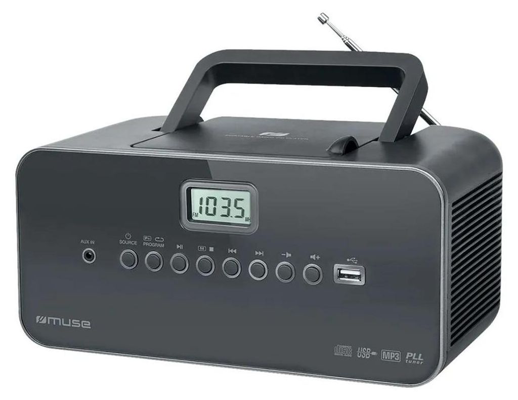 MUSE M-28DG, radio portatile con lettore CD e USB Immagine del prodotto 