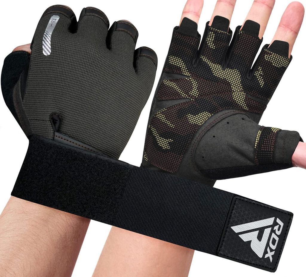 RDX Gewichtheberhandschuhe Fitness Bodybuilding Training Radfahren Fitnessstudio Ausrüstung