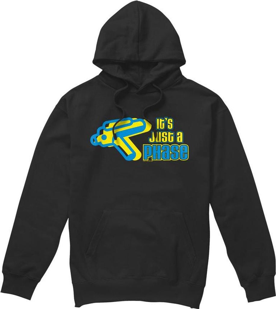 Star Trek Quogs - "Just a Phase" Kapuzenpullover für Herren TV8297 (XXL) (Schwarz)