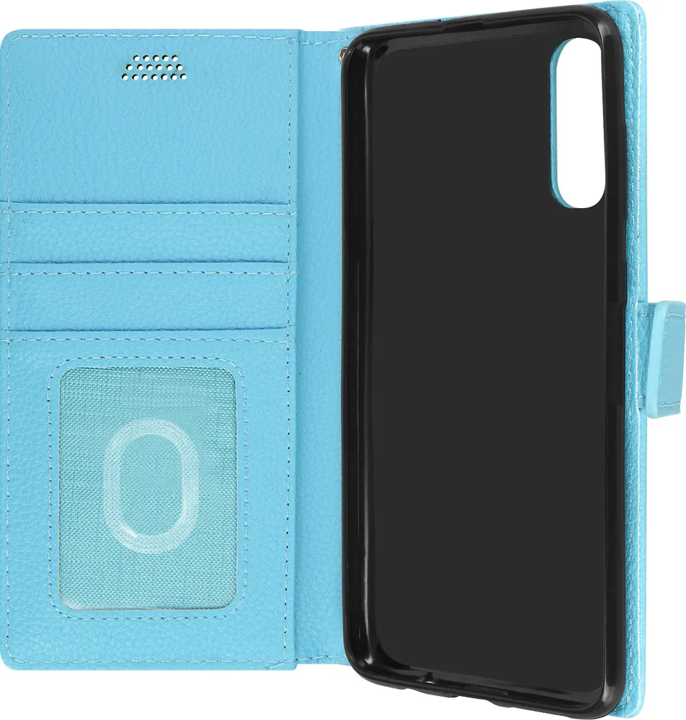 Custodia Samsung Galaxy A70 Blu Portafoglio Magnetica e Stand