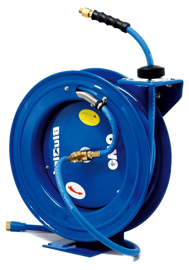 Schlauchaufroller »BluBird« mit Schlauch, Länge: 20m, DN 9 x 3,5 mm Wandstärke, Kupplung und Stecker