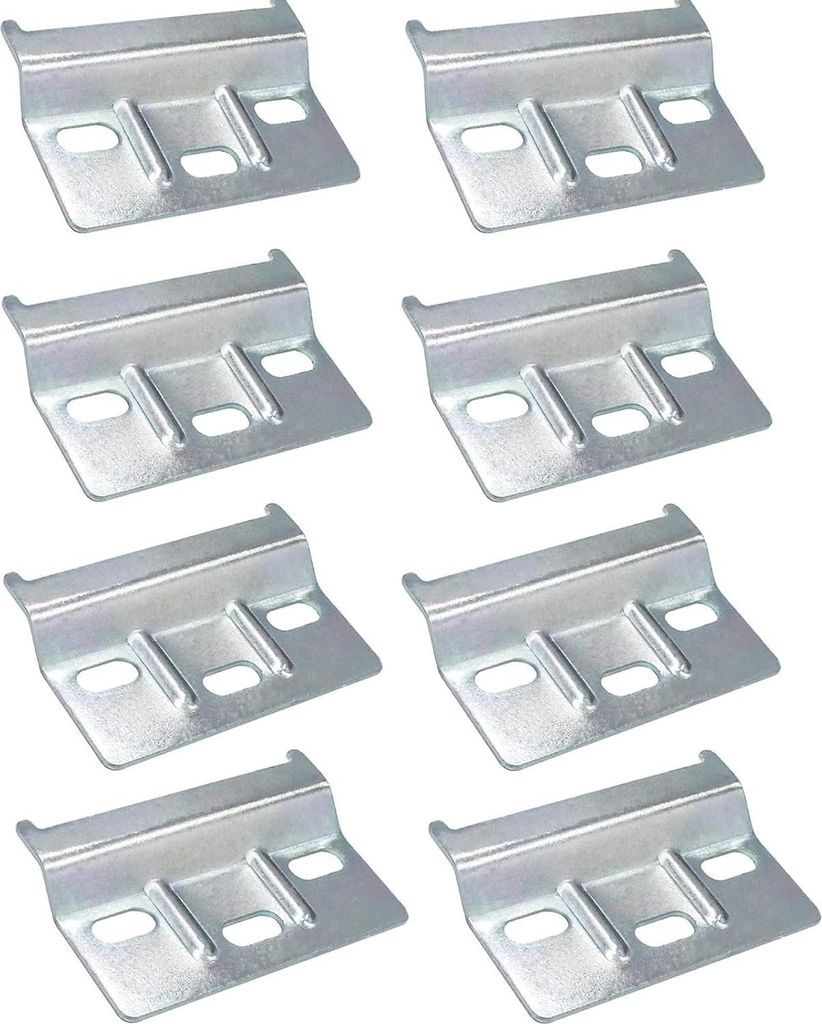 8Stück Metall schrankaufhängeschiene Set,Hochbelastbare aufhängeschiene für sichere Montage,Universelle hängeschrank halterung für Küchen- &...