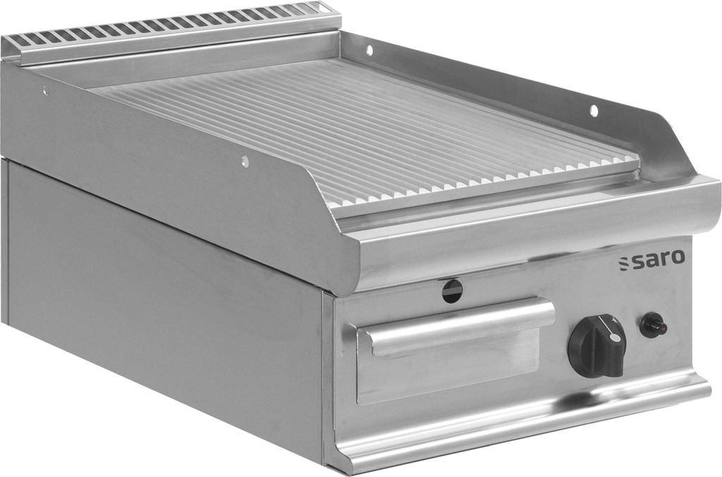 SARO Gas-Griddleplatte Tischmodell E7/KTG1BBR